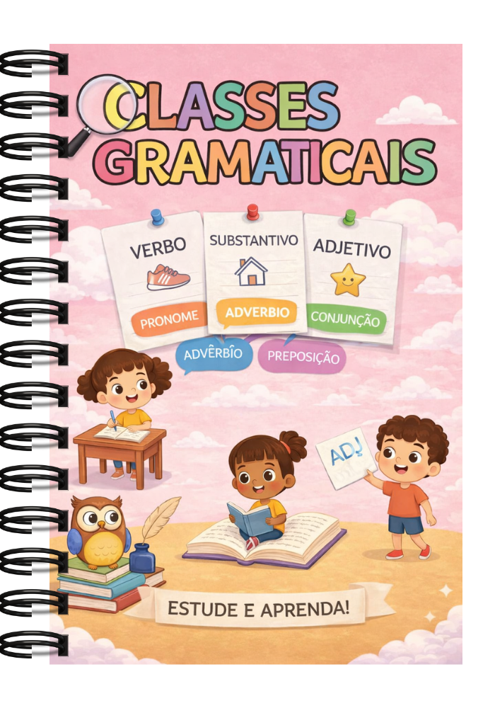 Capa da apostila de Classes gramaticais